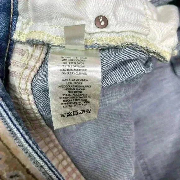 Anthropologie Pilcro Denim Shorts Sz 30 High Waist Distressed Paint - Picture 7 of 9